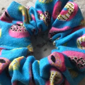 Doughnut bakery food scrunchie donut accessory new